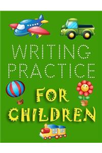 Writing Practice For Children