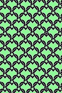 Journal Notebook Chained Hearts Pattern 15