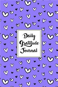 Gratitude Journal Scribbly Hearts Pattern 8