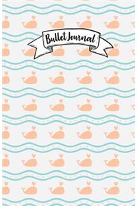 Bullet Journal: Cute Whale: Notebook, Bullet Journal Dotted Grid, 100 Pages (5.5 X 8.5)