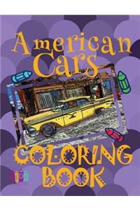 American Cars COLORING BOOK