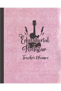 Educational Rockstar Teacher Planner