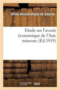 Etude Sur l'Avenir Économique de l'Asie Mineure