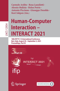 Human-Computer Interaction – INTERACT 2021