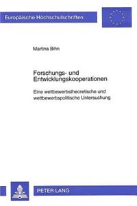 Forschungs- Und Entwicklungskooperationen