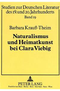 Naturalismus Und Heimatkunst Bei Clara Viebig