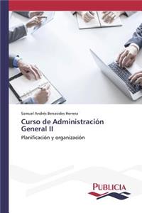 Curso de Administración General II