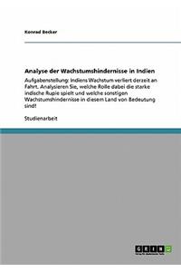 Analyse der Wachstumshindernisse in Indien