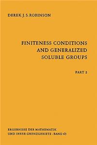 Finiteness Conditions and Generalized Soluble Groups