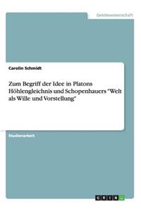 Zum Begriff der Idee in Platons Höhlengleichnis und Schopenhauers 