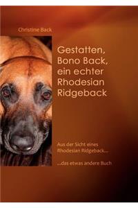 Gestatten, Bono Back, ein echter Rhodesian Ridgeback