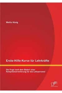 Erste-Hilfe-Kurse für Lehrkräfte