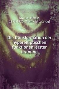 Die transformation der hyperelliptischen funktionen, erster ordnung