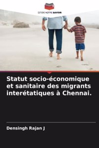Statut socio-économique et sanitaire des migrants interétatiques à Chennai.