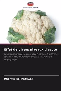 Effet de divers niveaux d'azote