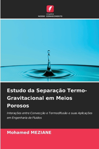 Estudo da Separação Termo-Gravitacional em Meios Porosos
