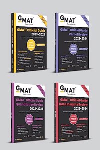 GMAT Official Guide 2023-2024 + Online Question Bank (Set of 4 Volumes)