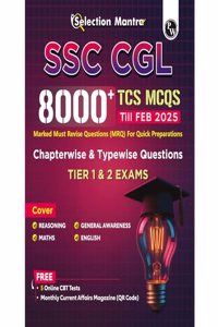 PW Selection Mantra For SSC CGL Tier 1 & 2 Exams 8000+ TCS MCQs Till Feb 2025 (Paperback, PW)