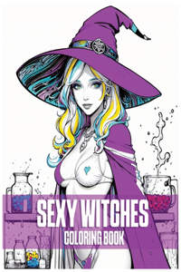 Sexy Witches Coloring Book