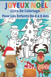 Joyeux Noël Livre De Coloriage Pour Les Enfants De 4 à 8 Ans