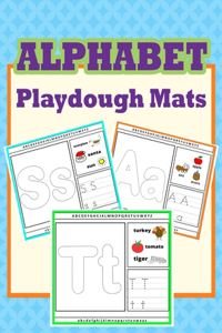 Alphabet Playdough Mats