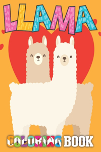 Llama Coloring Book