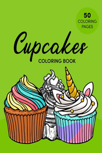 Cupcakes Coloring Book