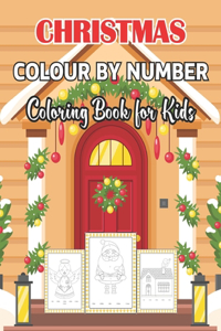 Christmas Colour By Number Coloring Book for Kids