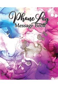 Phone Log Message Book