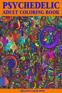 Psychedelic Adult coloring book