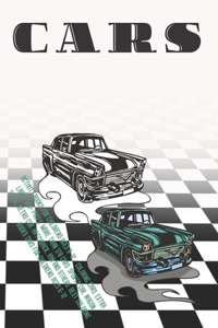 Activity Books for childrens Ages 6-12 - Coloring Cars. Extra Large 300+ pages. More than 170 cars