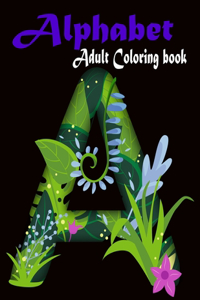 Alphabet Adult Coloring Book