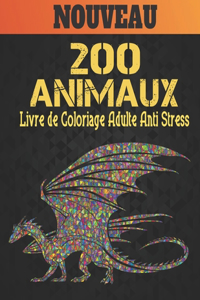 200 Animaux Livre Coloriage Anti Stress Adulte