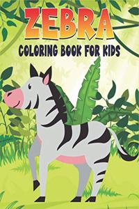 Zebra Coloring Book For Kids