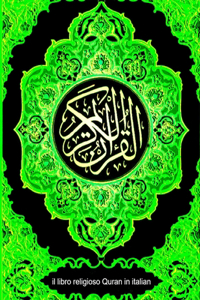 Il libro religioso Quran in italian