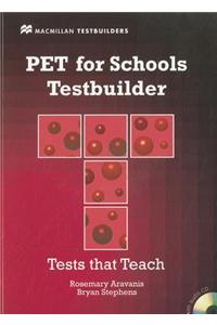 PET for Schools Testbuilder Student's Book with key & CD Pack