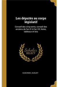 Les députés au corps législatif
