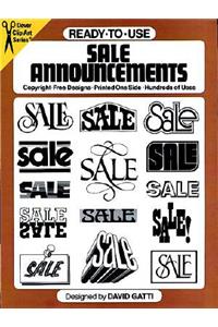 Ready-to-Use Sale Announcements