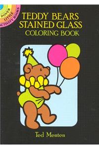 Teddy Bears Stained Glass Coloring Book