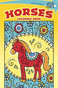 Spark Horses Coloring Book