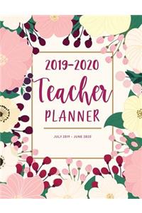 Teacher Planner 2019-2020 July 2019 - July 2020