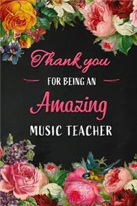 Thank you for being an Amazing Music Teacher