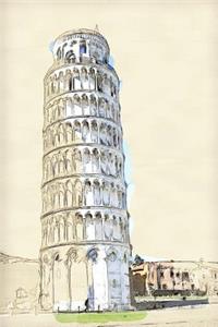 Cool Drawing of the Leaning Tower of Pisa in Italy Journal