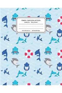 Primary Composition Notebook Grades K-2 Story Journal