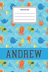 Composition Book Andrew