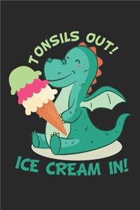 Tonsils out Ice Cream in