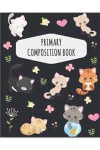 Cat Primary Composition Book