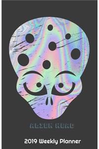 2019 Weekly Planner Alien Head