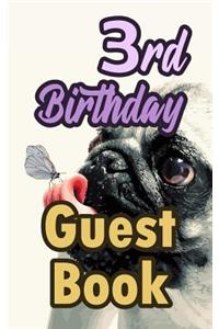 3rd Birthday Guest Book