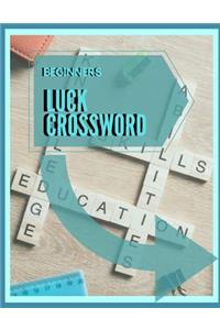 Beginners Luck Crossword